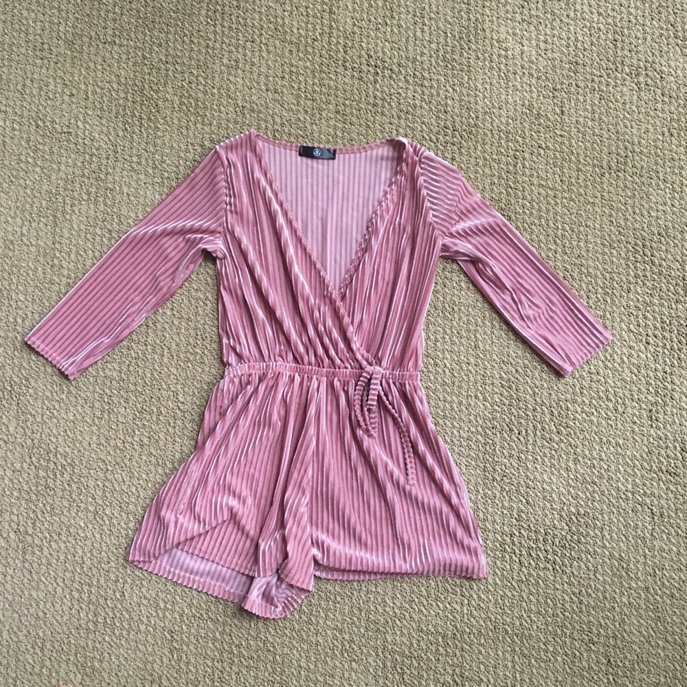 Missguided pink romper